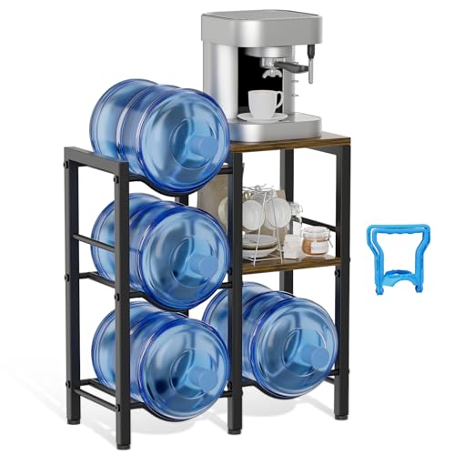 Uasdrvi Heavy Duty 5 Gallon Water Jug Holder Suitable for Homes Offices and Garages-Water Storage and Organization Rust-Proof Slip-Resistant and Anti-Drop
