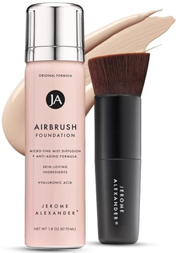 Jerome Alexander MagicMinerals AirBrush Foundation &ndash; 2 Piece Set with Airbrush Foundation and...