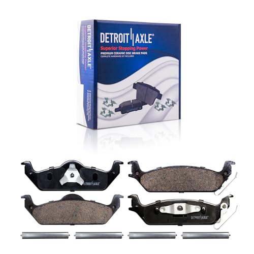 Image of Detroit Axle - Rear Brake Kit for 2003-2004 Dodge Dakota Disc Brake Rotors