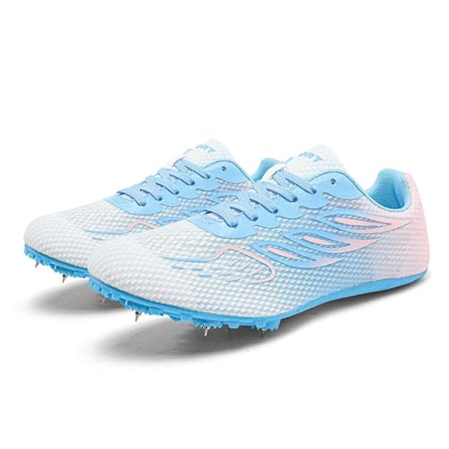 Mens Spikes Track Shoes Women Track and Field Shoes Boys Girls Jumping Sneakers Professional Running Nail Shoes