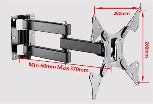 EKSIL 35.6-94.0 cm LED LCD TV uchwyt ścienny obrotowy obrotowy elastyczny uchwyt na monitor do telewizora uchwyt na ramię