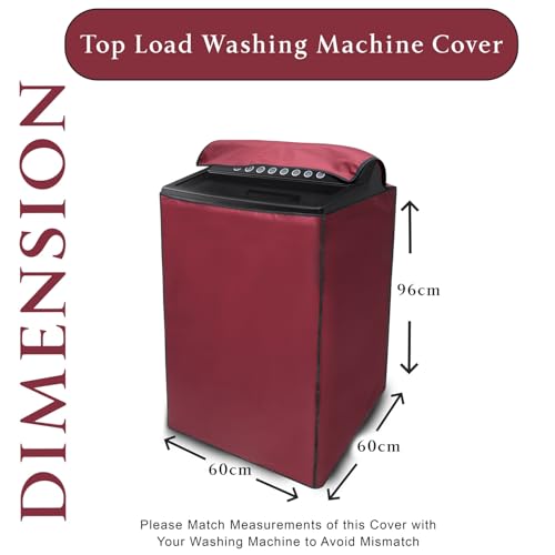 Image of Star Weaves Waterproof Top Load Washing Machine Cover Compatible For Haier HWM105-826S6 10.5 Kg - Polyester
