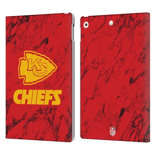 Coque cuir iPad 10.2 Kansas City Chiefs marbre haut de gamme