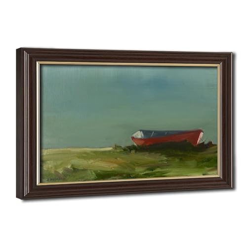 Toile bateau côtier brisez la monotonie de vos murs avec ce tableau d'art Anne Packard