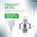 BlueStars 725-1717 925-1717 Ignition Starter Switch - Compatible with Craftsman Husqvarna Murray MTD Cub Cadet AYP Poulan Riding Lawn Tractor Mower 430-674 140301 532140301 574455401 092556 092556MA