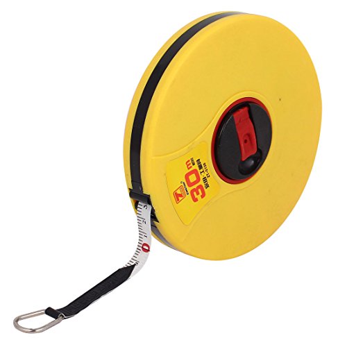 Aexit Surveyor Builders Tools & Home Improvement Retractable Wheel Roll Measuring Fiberglass Tape Tape Measures Measure 30M