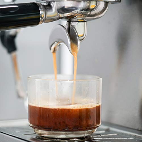 Clear Coffee Mug With Handle 6 oz,QAPPDA Glass Mugs With Handle,Warm Beverage Mugs,Glass Cups Tea Cups Latte Cups Cappuccino Mugs Set of 12 KTZB58 - Thumbnail 3