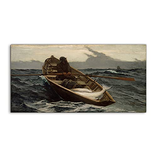 Art Murale Acrylique 100x50 Anti-Reflet Winslow Homer pour Murs Sombres et Vides