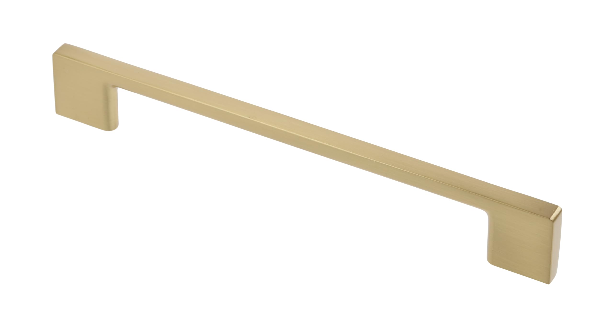 Gtv Golden Brass Pull Handle Slim Line Kitchen Cabinet Handle Furniture Drawer Cabinet Wardrobe Of (, 192Mm Hole Centre)
