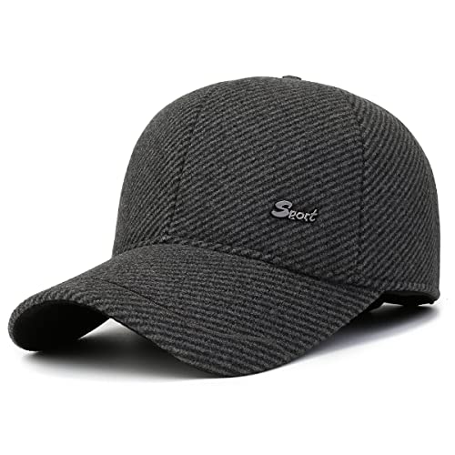 Mracsiy Gorra De Béisbol Unisex Gorras De Invierno Sombreros Para Circunferencia De La Cabeza 57-61cm Gris 04 Mracsiy Gorra De Béisbol Unisex Gorras De Invierno Sombreros Para Circunferencia De La Cabeza 57-61cm Gris 04