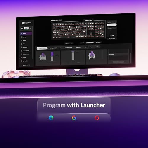 Keychron Q6 HE Wired 8000Hz Hall Effect Magnetic Keyboard, Rapid Trigger Ultra-Fast Lime Linear Switch Keyboard Hot Swappable, Full-Size Layout Aluminum, Custom RGB for Mac Windows Linux - Black by Keychron - Image 4