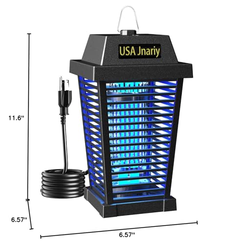Image of 2026 Upgraded Mosquito Killer Lamp, 4200V Electric Bug Zapper for Indoor & Outdoor, Rechargeable LED Night Light - Safe for Baby & Family, Camping, Backyard, Terrace