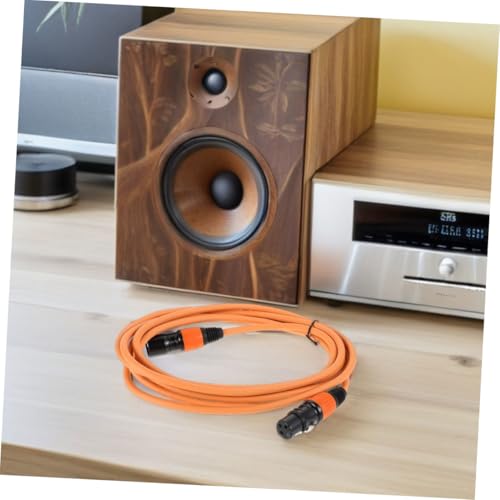 Cable de micrófono XLR balanceado de 2 piezas, conectores de audio macho hembra de cobre estable 4