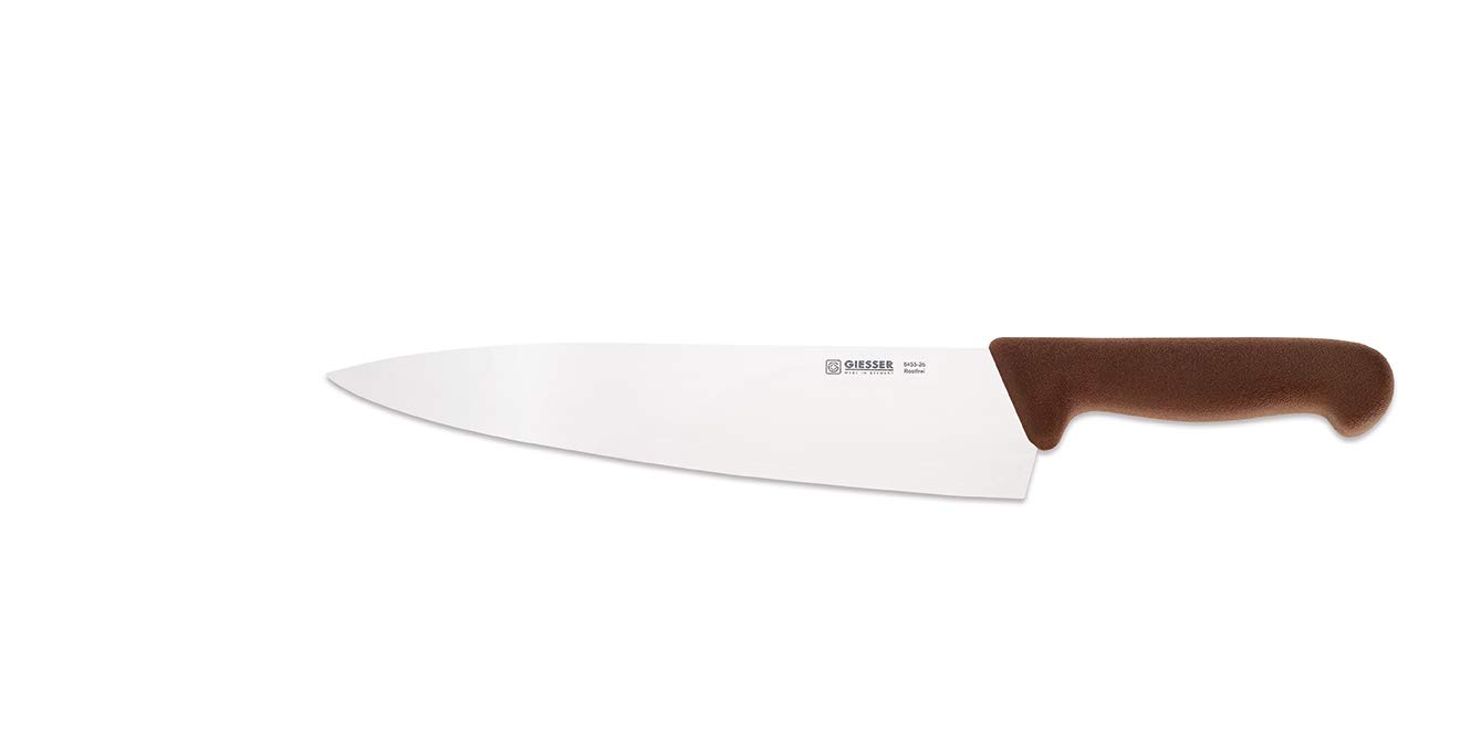 Giesser Messer8455 26 Br Brown Chefs Knife 26 Cm