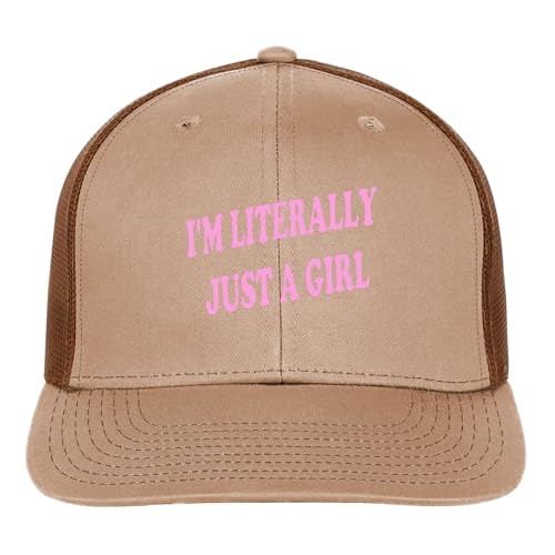 I'm literallys just a girlsWomens Running Hat Fashionable Hats for Women's Light Weight Caps Sun Hats