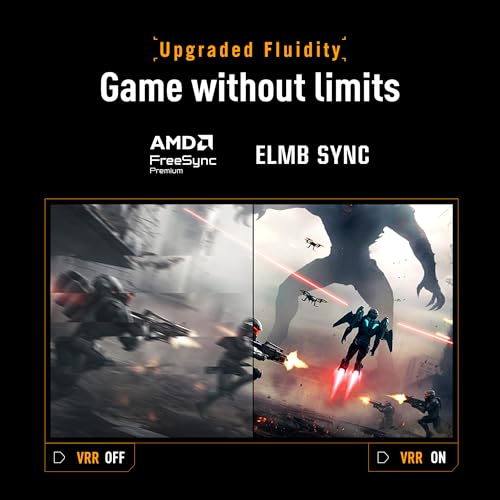 ASUS TUF Gaming Series 5 - VG257Q5A Gaming Monitor – 24.5-inch, Full HD(1920x1080), 200Hz, ELMB SYNC, 0.5ms GTG (min.), Stereo speaker, DisplayWidget Center, Gaming AI - Image 5