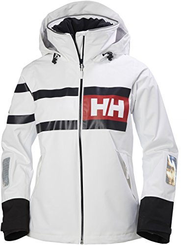 Helly Hansen Women's Salt Waterproof Windproof Breathable Performance Sailing Rain Jacket with Hood