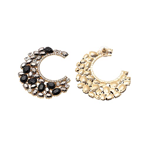 Image of SOHI Hoop Earring For Women and girls, Indo-western Earrings, Fashion Accessories, jewellery for women, Fancy earrings, artificial earrings for ladies
