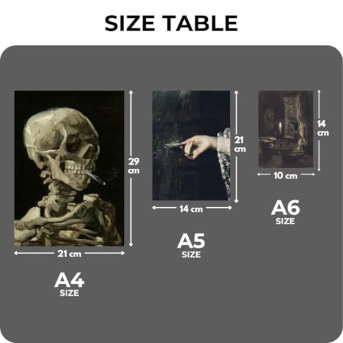 Image of Dark Academia Room Decor (Set of 12) - Gothic Home Decor, Moody Halloween Decor, Dark Academia Aesthetic Pictures, Creepy Posters Goth Art Prints, Edgy Witchy Gallery Wall Art for Bedroom (D 023)