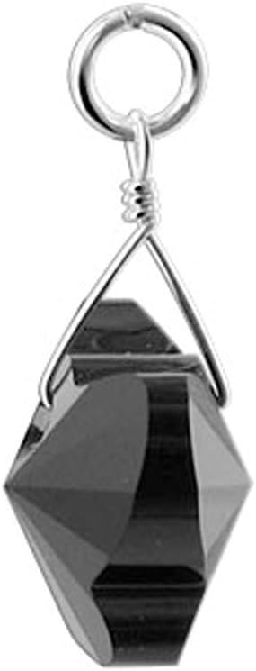 Gem Avenue .925 Sterling Silver Pendant with Butterfly Shape Austrian Crystals