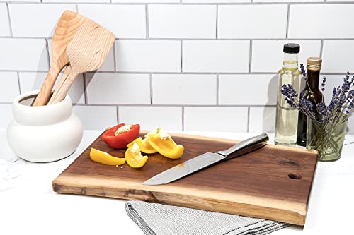 Live Edge Black Walnut Cutting Board, American Amish Handmade, Each Cutting Board Is Unique, X Large Cutting Board 10" X 15"… #TOP3