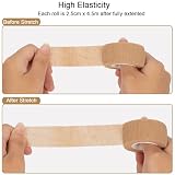 Sagafly 12 Rollen Selbsthaftende Bandage 2,5cm x 4,5m Selbstklebender Verband für Finger Elastische Fixierbinde Haftbandage Kohäsiver Verband Selbstklebend Fingerpflaster Fixierverband