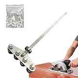 Positionierschieber Für Kreissägen, 60cm Verstellbare Positioning Calipers for Circular Saw, Präzisions-Schnittführung Für Heimwerker Im Schreinerhandwerk, Edelstahlwerkzeug, Einfach & Effizient