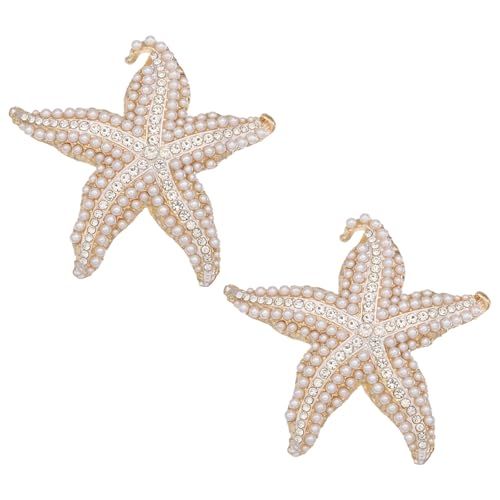 Broche étoile de mer en acier inoxydable pour femme style océan