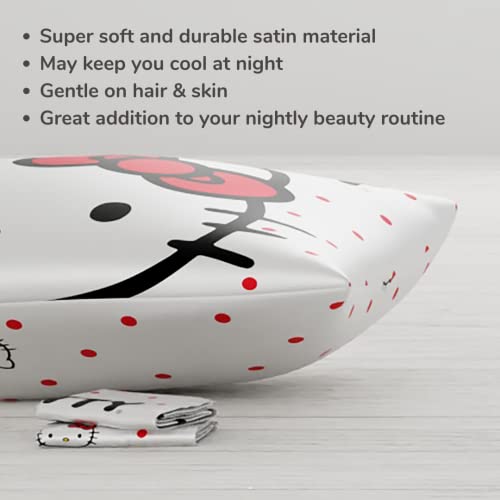 Hello Kitty Beauty Silky Satin Standard Pillowcase Cover 20x30 for Hair and Skin (Official Licensed Product) by Franco - Image 4