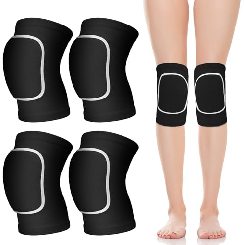 Halinuia 2 Paar Knieschoner, Knieschützer Verdickter Schwamm Knee Pads Knieschutz für Volleyball Handball Volleyball Fußball Mountainbiking Tanzen Sport
