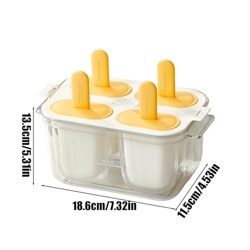 Moule à 4 compartiments réutilisable pour desserts maison et cuisine