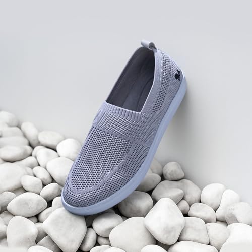 Image of Neeman's Casual Ease Slip On for Men | Breathable Knit Upper, Cushioned EVA Sole | Lightweight, Flexible Shoes for Everyday Comfort