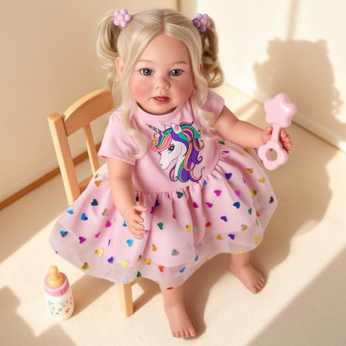 Muñeca Bebé Reborn 20 Pulgadas Cuerpo Suave Realista miniatura 6