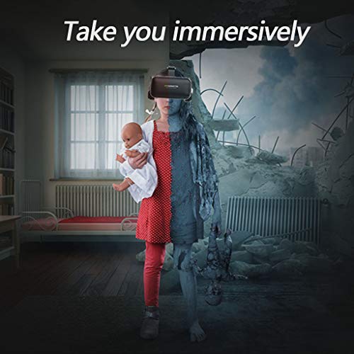 jehdhbvssjcbcsvfd スマートフォン用VRヘッドセット 3D VRメガネ バーチャルリアリティボックス の商品画像 1