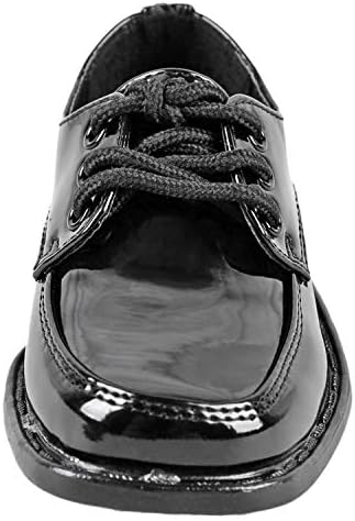 Tip Top, Black Patent Dress Oxford Shoes(Black,Toddler5) | Image 2