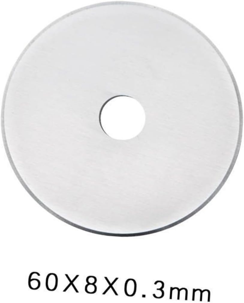 Gadpiparty 2pcs Rotary Cutter Blades for Fabric Leather and Paper Crafts Replacement Cutting Wheels Storage Case for Seamless Use Sewing and Quilting