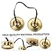 1Pc Cymbal Bell Practical Meditation Chime for Yoga and Buddhism Durable Brass Tingsha for Beginners and Experienced Practitioners Temple Supply