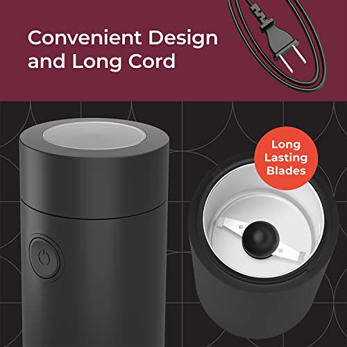 image for MuellerLiving Electric Coffee Grinder for Spice, Nut, Herbs and Coffee