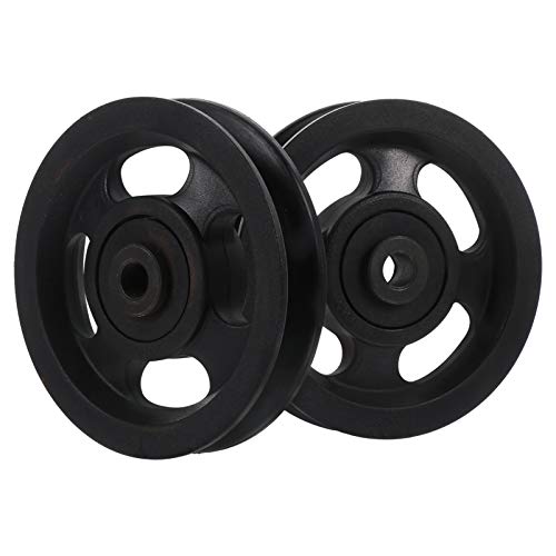 BESPORTBLE 2Pcs Rolamento Polia Roda Cabo Máquina Peça de Equipamento de Ginástica para Levantamento