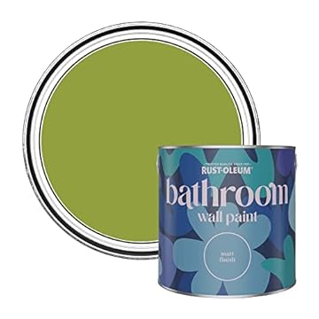 Rust-Oleum Green Water-Resistant Bathroom Wall & Ceiling Paint - Key Lime 2.5L