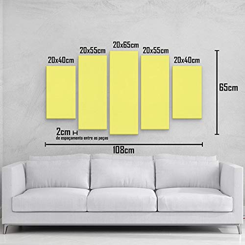 Quadro decorativo paisagem Arvore vermelha para sala em mdf