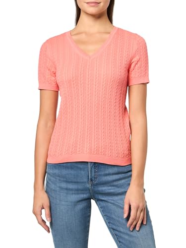 Image of Nautica Women's Solid V-Neck Short Sleeve T-Shirt Shirt