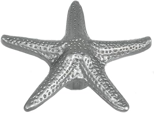 Laurey 56760 Oceana Starfish 3-Inch Diameter Knob, Silverado
