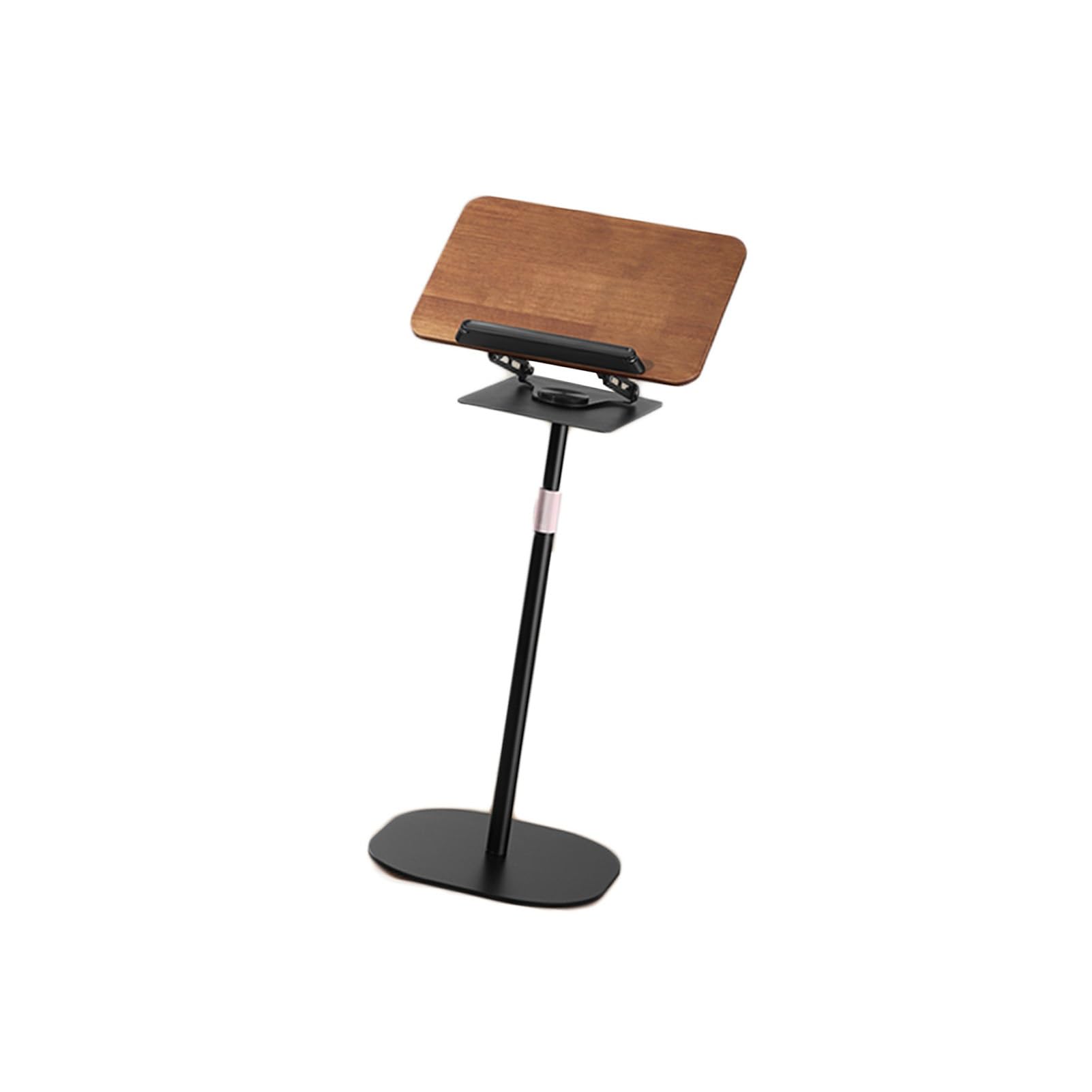 Support de livres réglable au sol et de bureau, support de recettes avec base stable, pour la maison, le bureau, l'école, hauteur 51-119 cm