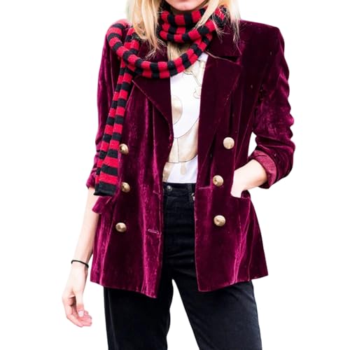 Velvet Grace Women’s Velvet Blazer