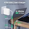 67W Charger for MacBook Air MacBook Pro 13 14 15 16 inch 2025 2024 2023 2022 2021 2020, M1 M2 M3 M4 Laptop USB C Power Adapter, iPad and Phone, 6.6FT USB-C Cable #3