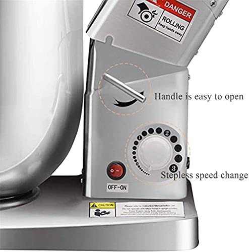RXF Küchenmaschine,Knetmaschine,Mit Edelstahlschüssel Knethaken Flachmixer Schneebesen 3 in 1 Multifunktions… – Bild 3