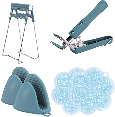 Anti-Scalding Kitchen Gadget,Bowl Gripper Clips,Bowl Pot Holder, Kitchen Plates and Bowls Set,Heat Resistant Silicone Cooking Pinch for Moving Hot Plate or Bowls,Kitchen Accessories