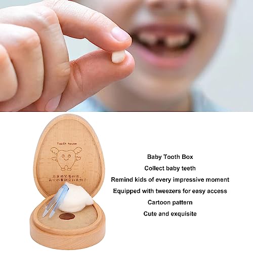Boîte à dents pour bébé en bambou, le cadeau de naissance idéal pour enfant - 7