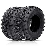Set of 2 All-Terrain Tires, 26x9-12 ATV UTV Tires, 6 PR Rubber Mud Trail Off-Road Tire for Desert Driving, Mountain Car, Tubeless
